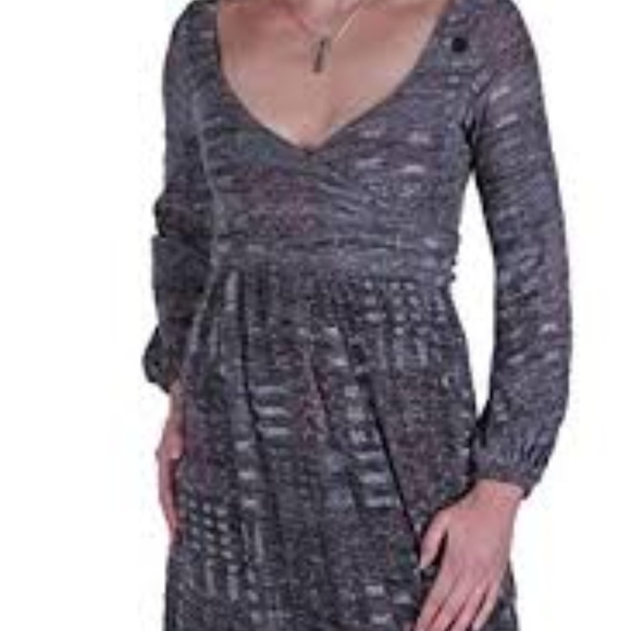 NWT $210 DIESEL Aztec Print Wrap Dress S - Picture 1 of 5